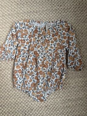 Rylee + Cru Floral Floral Romper, 12-18M